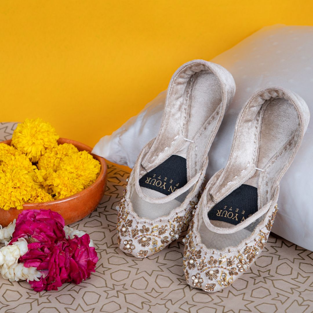 On Your Feets Casual Khussa-Gilded Grace