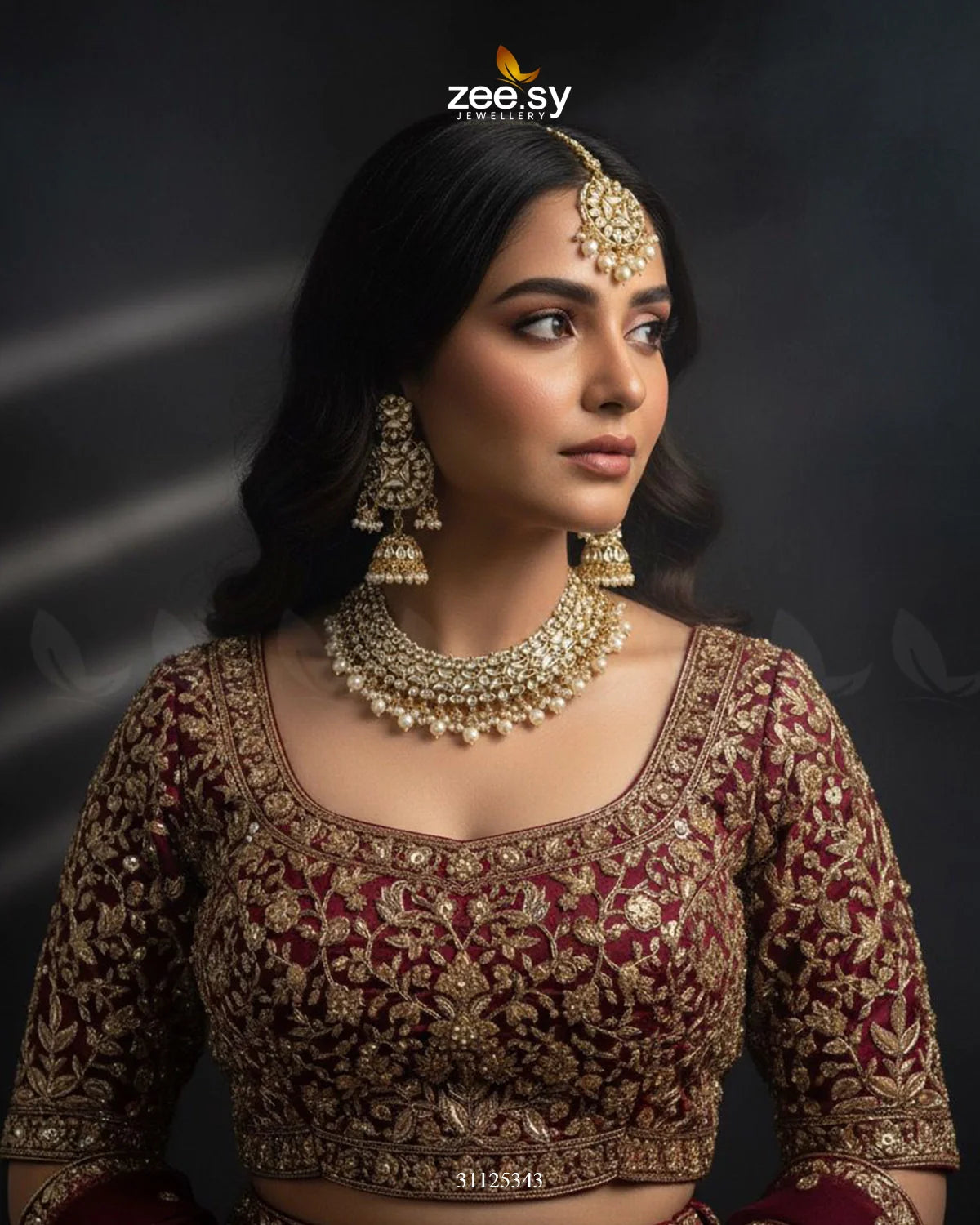 Gilded Perpetual Crystal Necklace Set - Zeesy Jewellery