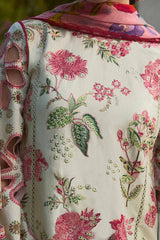 SS Lawn By Hussain Rehar Unstitched 3 Piece Emb Lawn Suit-Gleam