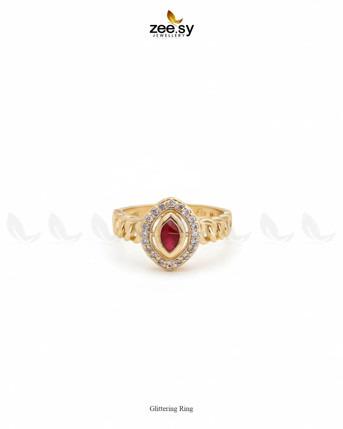 Glittering Ring - Zeesy Jewellery