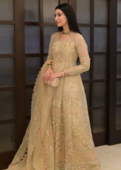 Sardinia Unstitched 3 Piece Formals Collection-Golden Whisper - Amina Sultan