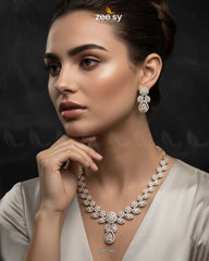 Floral Gilded Sentimental Cluster Necklace - Zeesy Jewellery