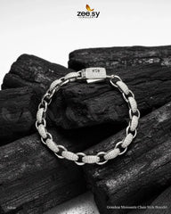 Grandeur Moissanite Charm Style Bracelet Silver - Zeesy Jewellery