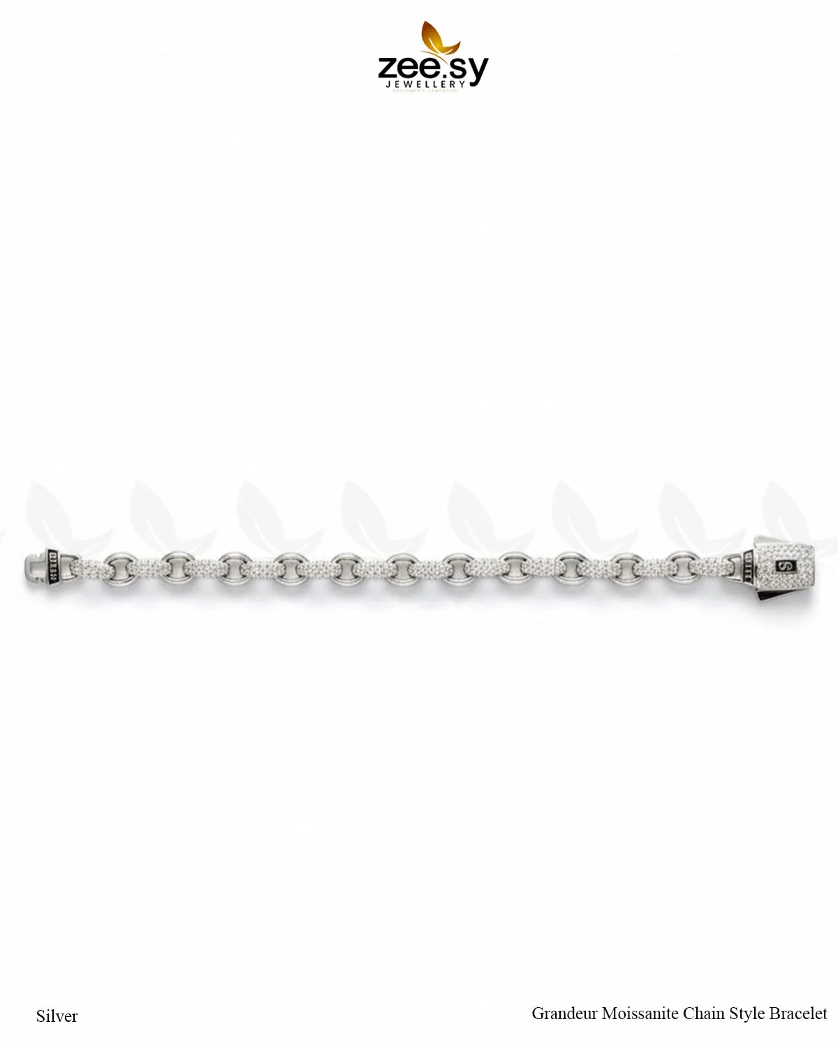 Grandeur Moissanite Charm Style Bracelet - Zeesy Jewellery