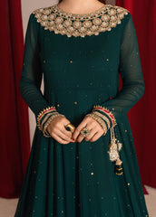 Zaaviay Stitched 3 Piece Luxury Formals Collection'2025-Green Grace