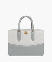 RTW Creation - Grey crocodile satchel bag