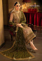 Asim Jofa Velvet Festive Ajvf-05 Embroidered Chiffon 3 Pcs