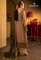Asim Jofa Velvet Festive Ajvf-05 Embroidered Chiffon 3 Pcs