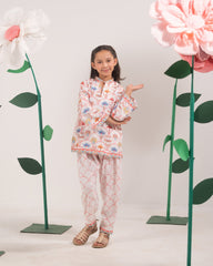Sprinkles Stitched 2 Piece Kids Khaddar Collection-Gul Arc