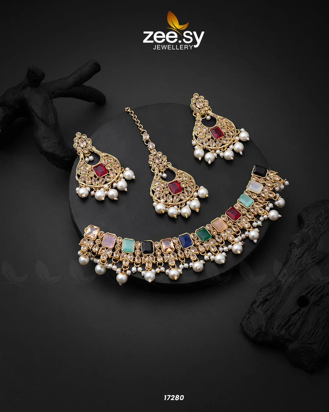 Guluband Necklace Multi - Zeesy Jewellery