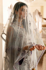 Ramsha Unstitched 3 Piece Wedding Vol-03 Suit-H-301