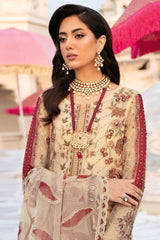 Ramsha Unstitched 3 Piece Wedding Vol-03 Suit-H-308