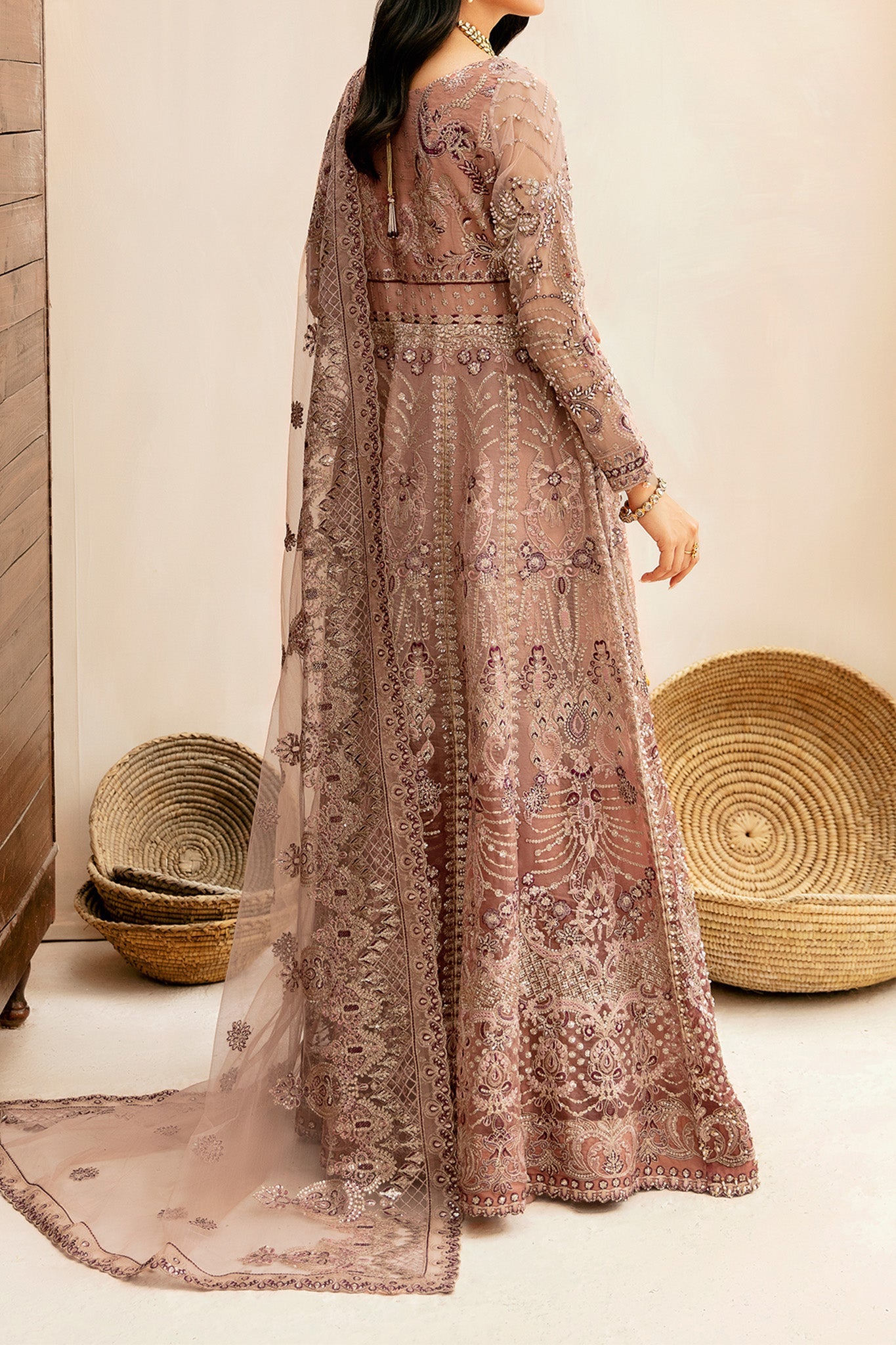 Ramsha Unstitched 3 Piece Luxury Festive Wedding Vol-04 Collection'2024-HA-401