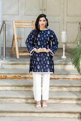 Dhaga Stitched Solid 2 Piece Emb Suit-Roselle