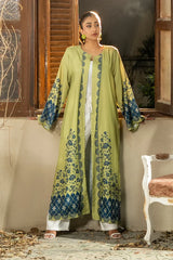Dhaga Stitched Shirts Summer Suit-Verdure