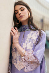 Hemline Odyssey By Mushq Unstitched 3 Piece Luxury Emb Lawn Suit-HMC-09-Bloom Boulevard