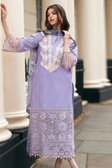 Hemline Odyssey By Mushq Unstitched 3 Piece Luxury Emb Lawn Suit-HMC-09-Bloom Boulevard