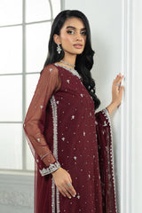 Arzou By Zarif Unstitched 3 Piece Hand Emb Formals Collection'2025-HW-04-Solena