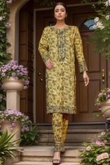 HZ Co Ords Stitched Blooming Winter Khaddar Collection'2025-KPE-114