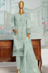 Falsafaa By HZ Stitched 3 Piece Festive Formals Vol-03 Suit-HZK-174-Mint