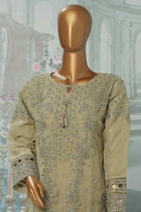 Falsafaa By HZ Stitched 3 Piece Festive Formals Vol-03 Suit-HZK-174-Olive