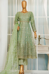 Jashn By HZ Stitched 3 Piece Luxury Formals Suit-HZK-206-Zinc