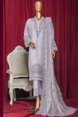 Fasaane By HZ Stitched 3 Piece Formals Chiffon Vol-09 Suit-HZK-212-Lilac
