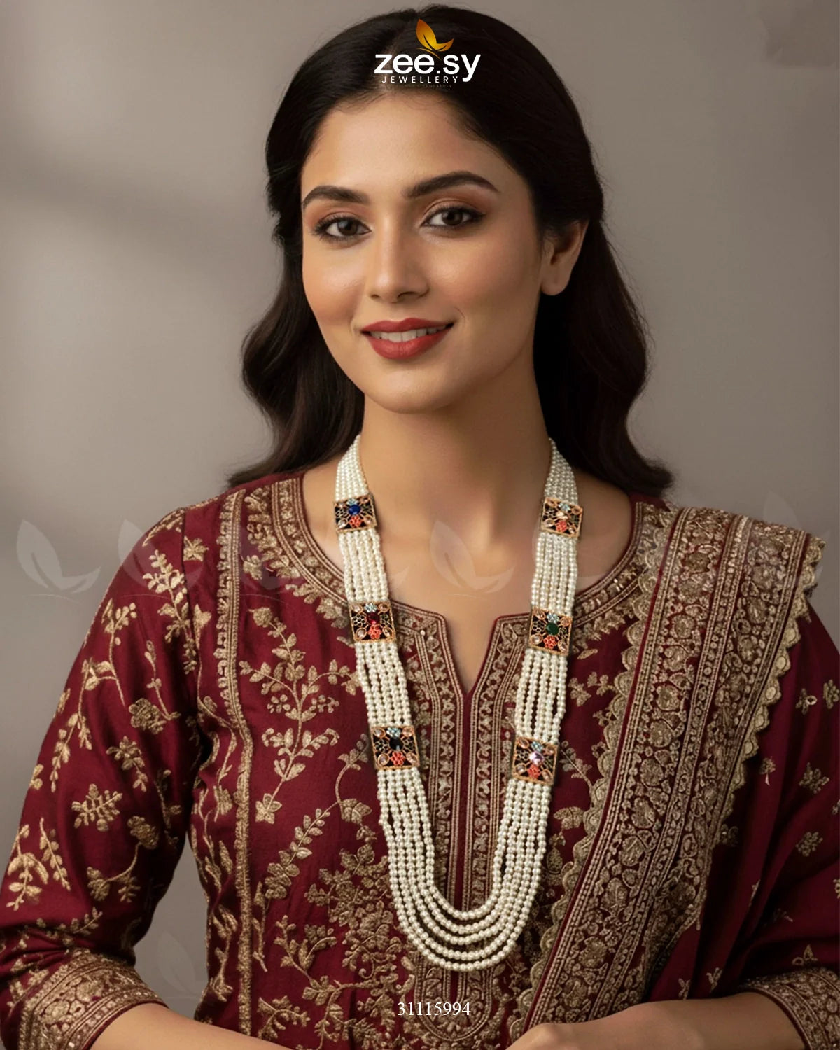 Heritage Malla Regal Necklace - Zeesy Jewellery