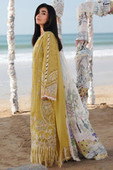 Sahil By Qalamkar Unstitched 3 Piece Luxury Lawn Suit-SA-07-Hira