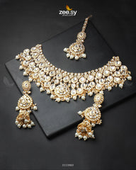 Huboor Bridal Set White - Zeesy Jewellery
