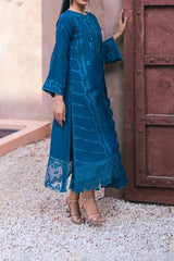 Azure Ensembles 3 Piece Unstitched Festive Formals Suit-AS-117-Hydrangea Hues