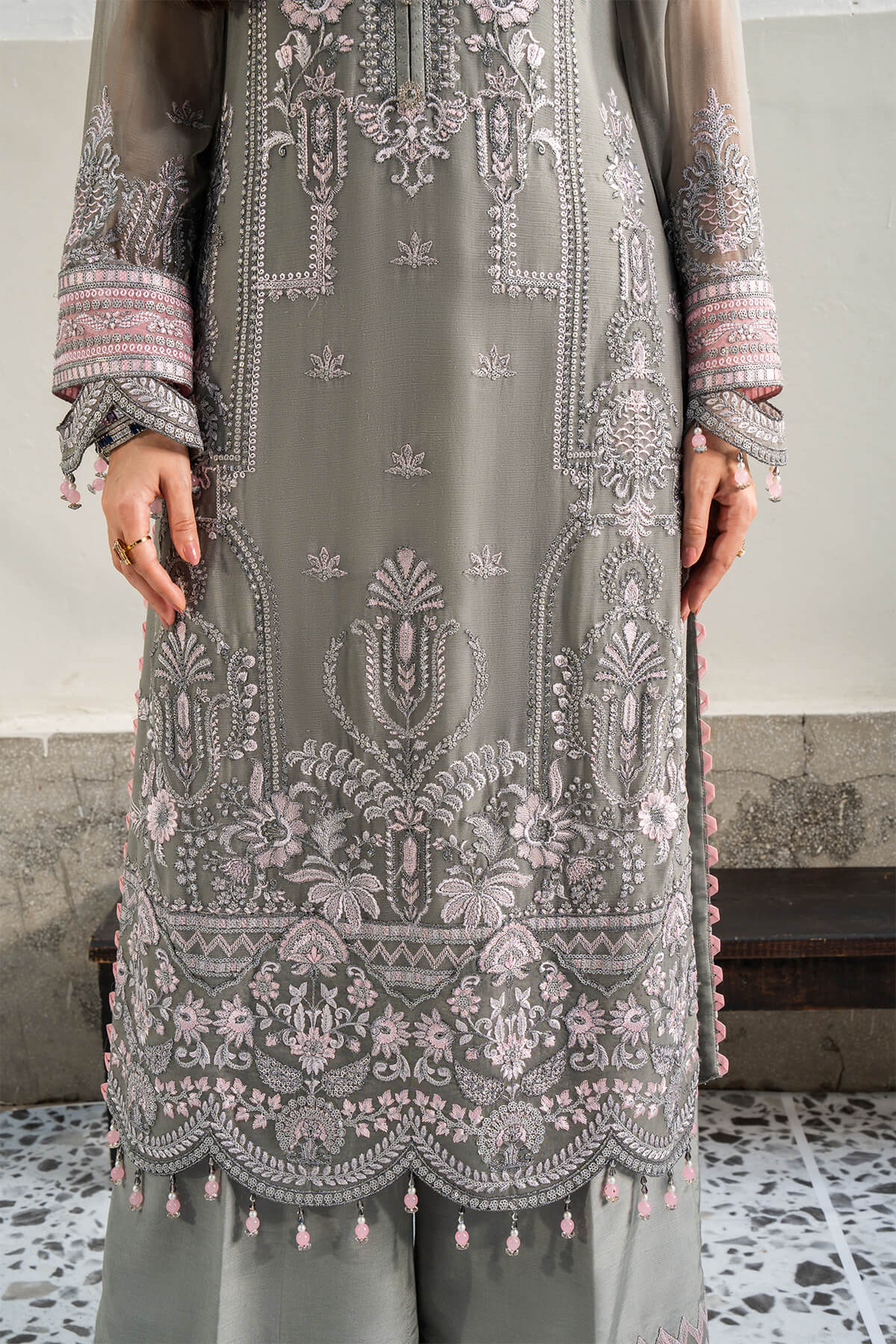 Noor Jahan By Imrozia Unstitched 3 Piece Luxury Chiffon Collection'2025-I-200 Noor