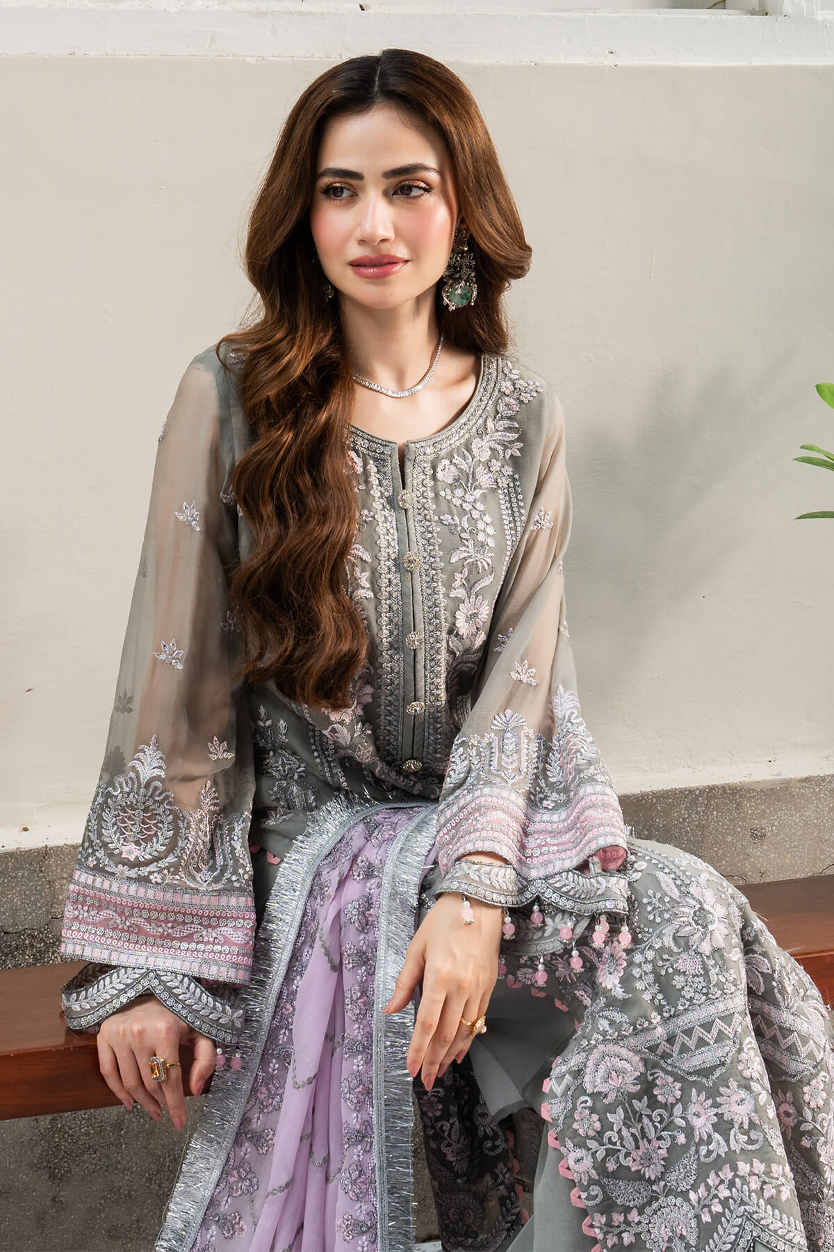 Noor Jahan By Imrozia Unstitched 3 Piece Luxury Chiffon Collection'2025-I-200 Noor
