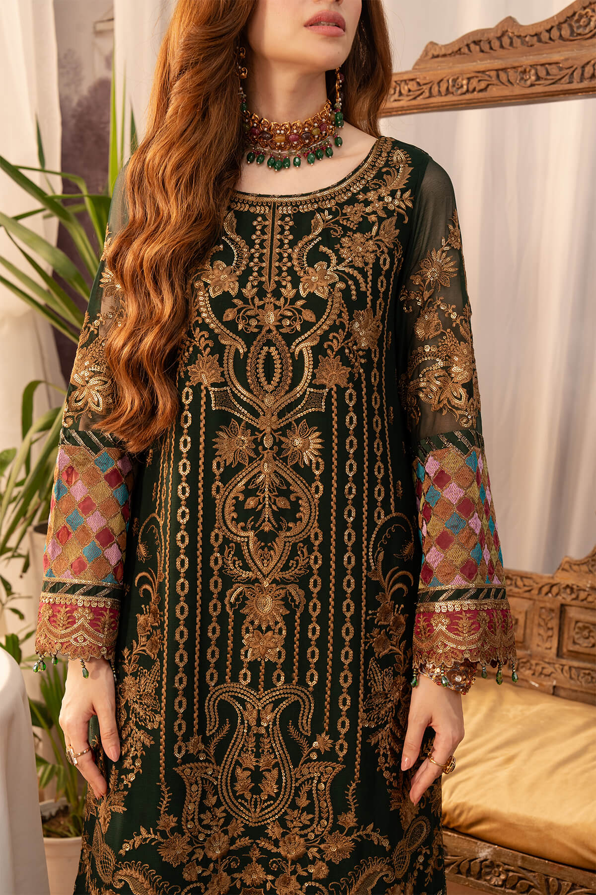 Noor Jahan By Imrozia Unstitched 3 Piece Luxury Chiffon Collection'2025-I-204 Mehak