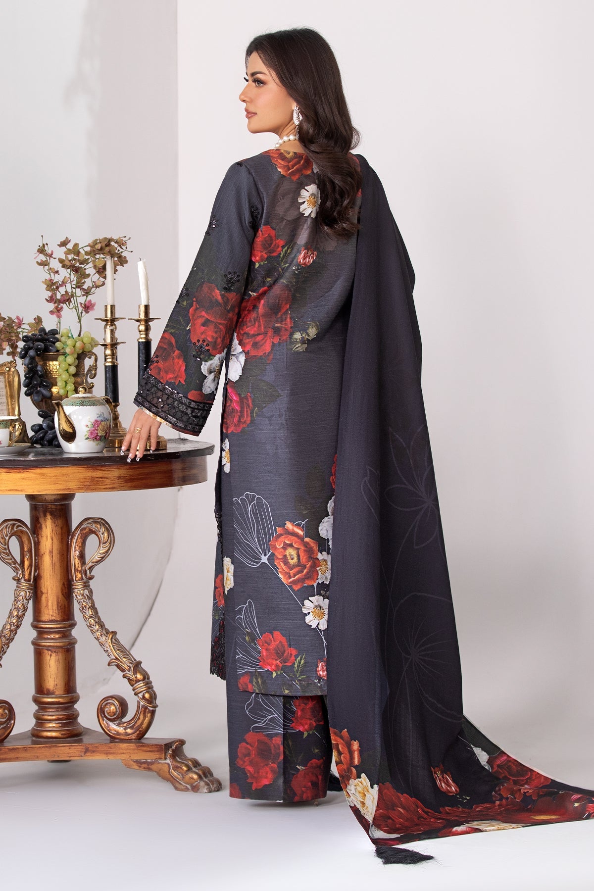 Masakali By Imrozia Stitched 3 Piece Winter Collection'2025-I.P-84 Kajal