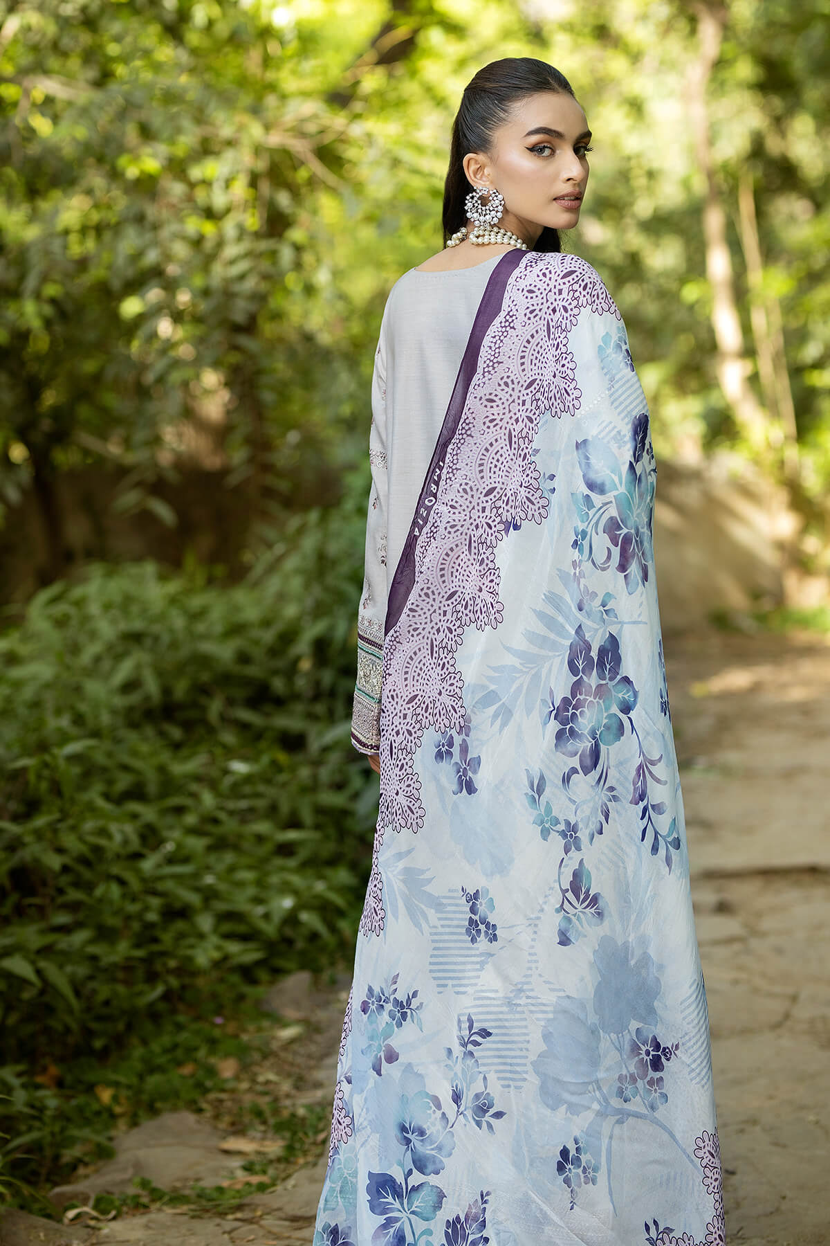 Jaan-E-Adaa By Imrozia Serene Unstitched 3 Piece Luxury Emb Lawn Collection'2025-IPL - 08 Nawazish