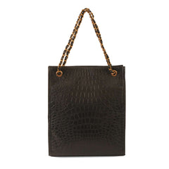 LONG CROCODILE BLACK - Bag X