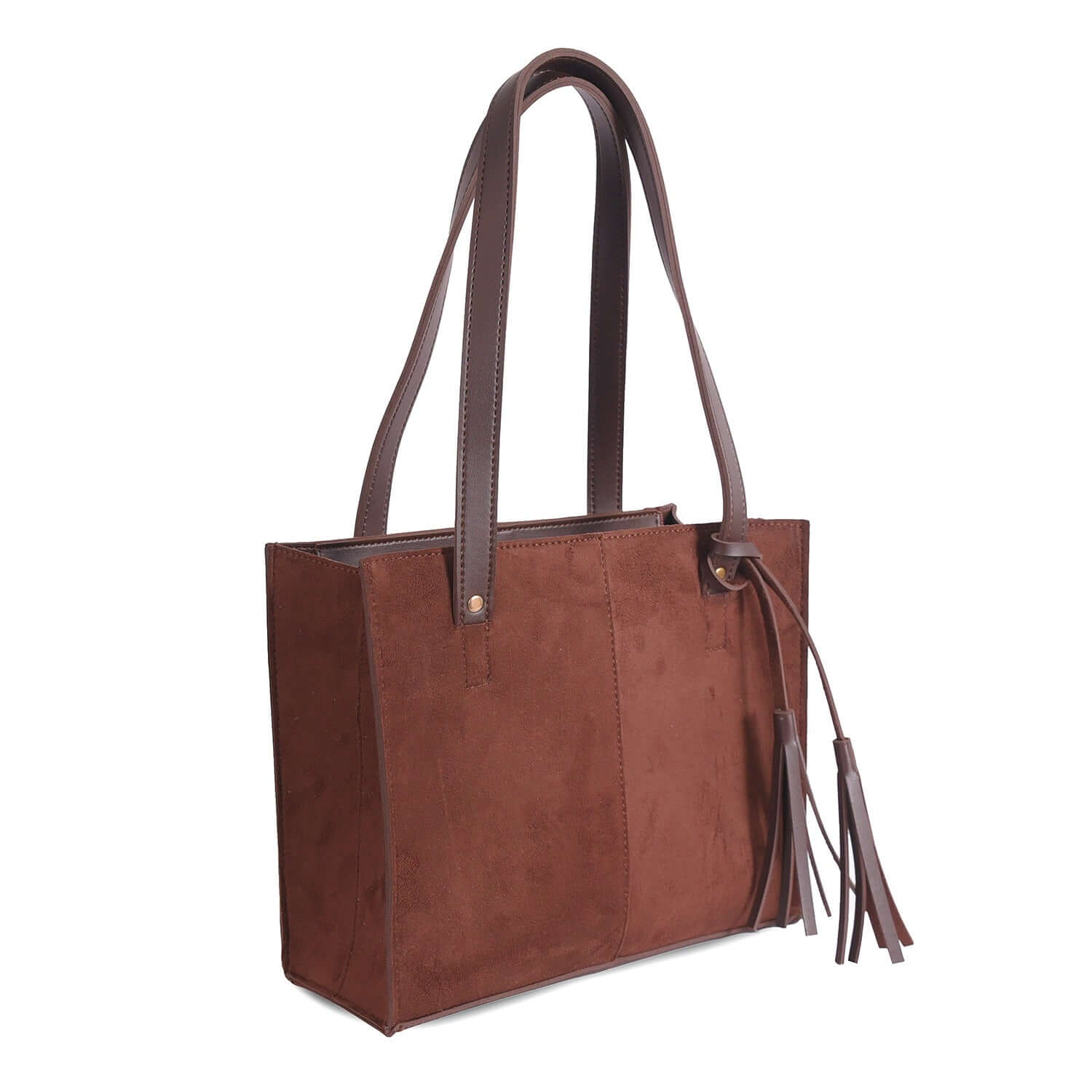 SUEDE CHOCO BAG - Bag X