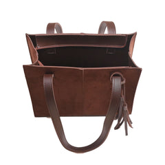 SUEDE CHOCO BAG - Bag X