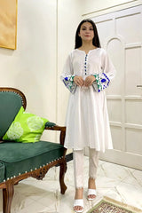 Urban Cut Stitched Breathable Cotton Printed Kurta 1 Piece