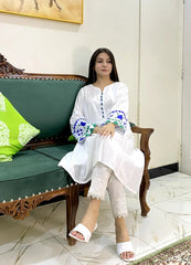 Urban Cut Stitched Breathable Cotton Printed Kurta 1 Piece