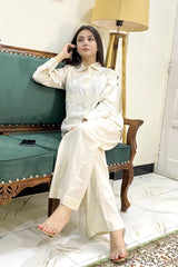 Urban Cut Sleek & Breathable Cotton Embroidered Shirt 1 Piece