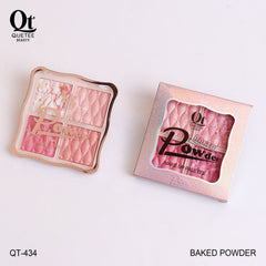 Quetee Beauty Matte Blusher Powder 4in1 Colors