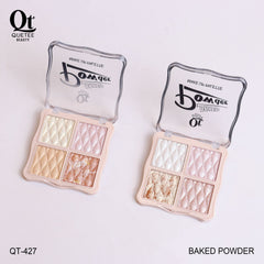 Quetee Beauty Baked Highlighter 4in1 Light Colors