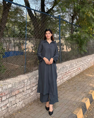 Tiraz Stitched 2 Piece Winter Suit-Yasna