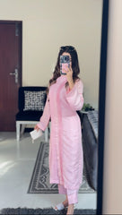 Zauk Stitched 2 Piece Collection-Misty Rose