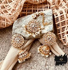 Made For Her-Orla Jhumki & Tikka Set - KMW1035