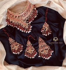Made For Her-Luxurious Bridal Collar Set - WM500