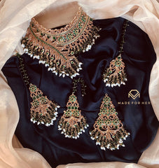 Made For Her-Luxurious Bridal Collar Set - WM500