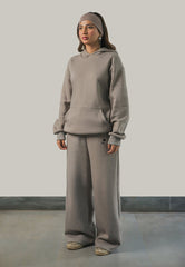 Asim Jofa  Western Essentials Ajwet-03 Unisex Grey Hoodie 1 Pc